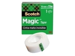 Imagen CINTA ADHESIVA SCOTCH MAGIC INVISIBLE rollo 33x19