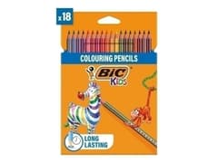 Imagen LAPICES de COLORES BIC EVOLUTION STRIPES estuche de 18