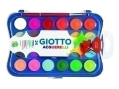 Imagen ACUARELAS GIOTTO 30 mm ESTUCHE 24 + PINCEL Nº 3