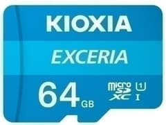 Imagen TARJETA MEMORIA SECURE DIGITAL MICRO 64GB KIOXIA/TOSHIBA CLASS 10 SDHC UHS-I (Incluye Canon LPI de 0