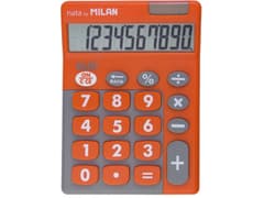 Imagen CALCULADORA SOBREMESA MILAN 10 DIGITOS TOUCH DUO NARANJA (copia)